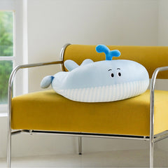 Whale-Shaped Cooling Pet Bed