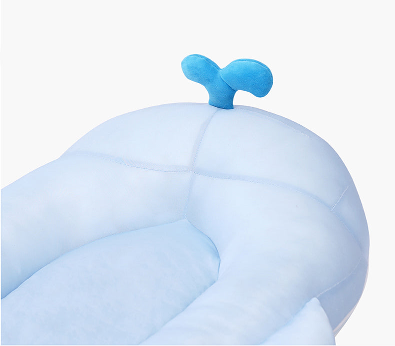 Whale-Shaped Cooling Pet Bed