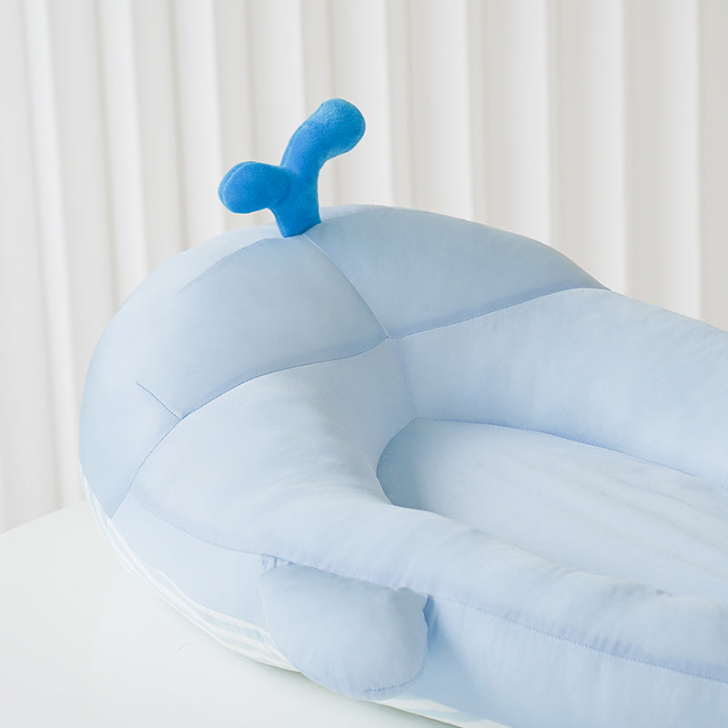 Whale-Shaped Cooling Pet Bed