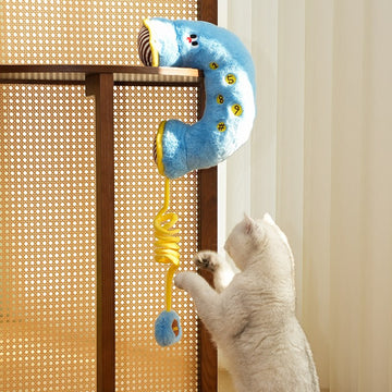 ZEZE Hotline Phone Pet Pillow - Blue & Yellow