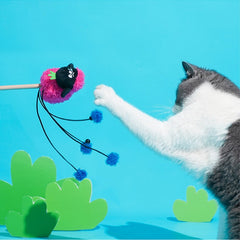 Suffolk Sheep Teaser Wand for Cats