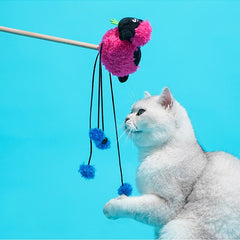 Suffolk Sheep Teaser Wand for Cats