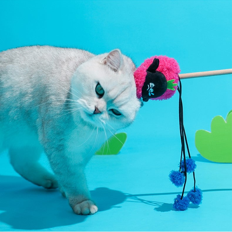 Suffolk Sheep Teaser Wand for Cats