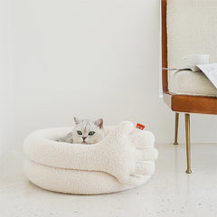 Hugging Hand Cat Bed