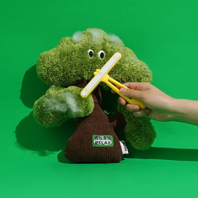 Dual-Purpose Pet Hair Removal Brush