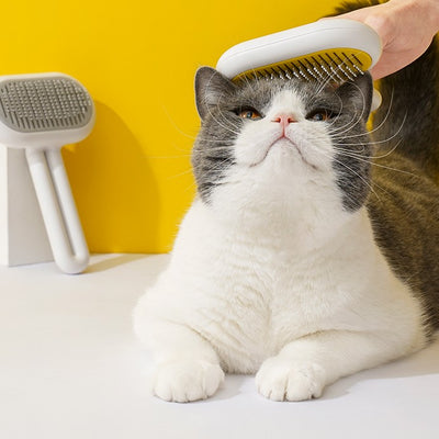 Capsule-Shaped Pet Massage Grooming Brush