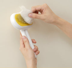 Capsule-Shaped Pet Massage Grooming Brush