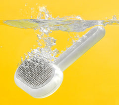 Capsule-Shaped Pet Massage Grooming Brush