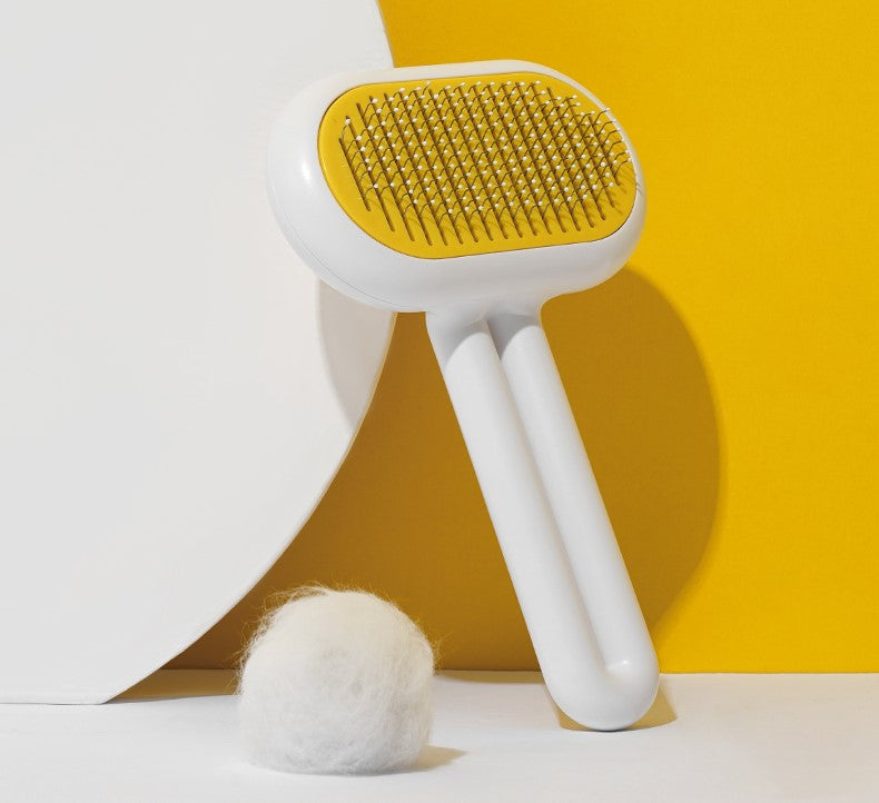Capsule-Shaped Pet Massage Grooming Brush