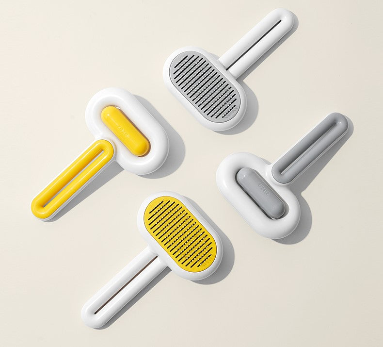 Capsule-Shaped Pet Massage Grooming Brush