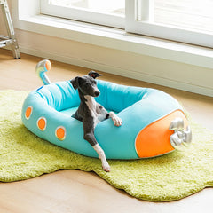 Submarine Cool Sensation Bolster Dog Bed