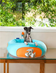 Submarine Cool Sensation Bolster Dog Bed