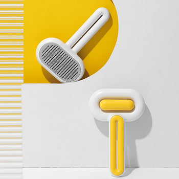 Capsule-Shaped Pet Massage Grooming Brush