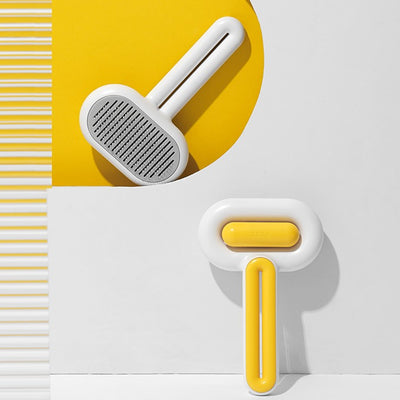 Capsule-Shaped Pet Massage Grooming Brush