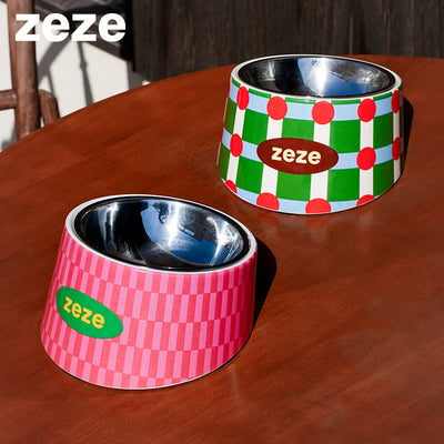 2-in-1 Design Pet Metal Bowl
