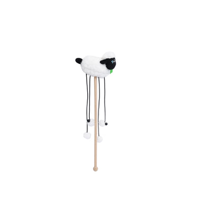 Suffolk Sheep Teaser Wand for Cats