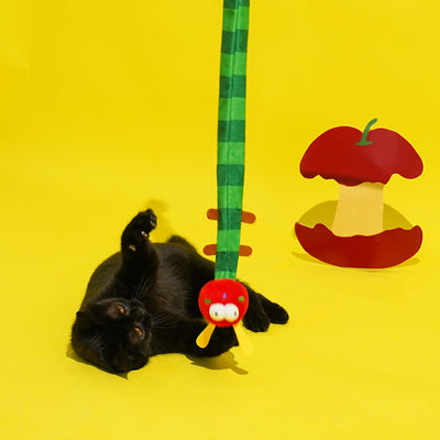 Cuddly Caterpillar Cat Teaser Wand