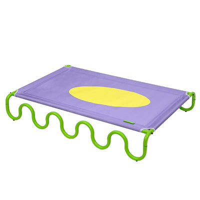 Wavy Army Elevated Dog Bed