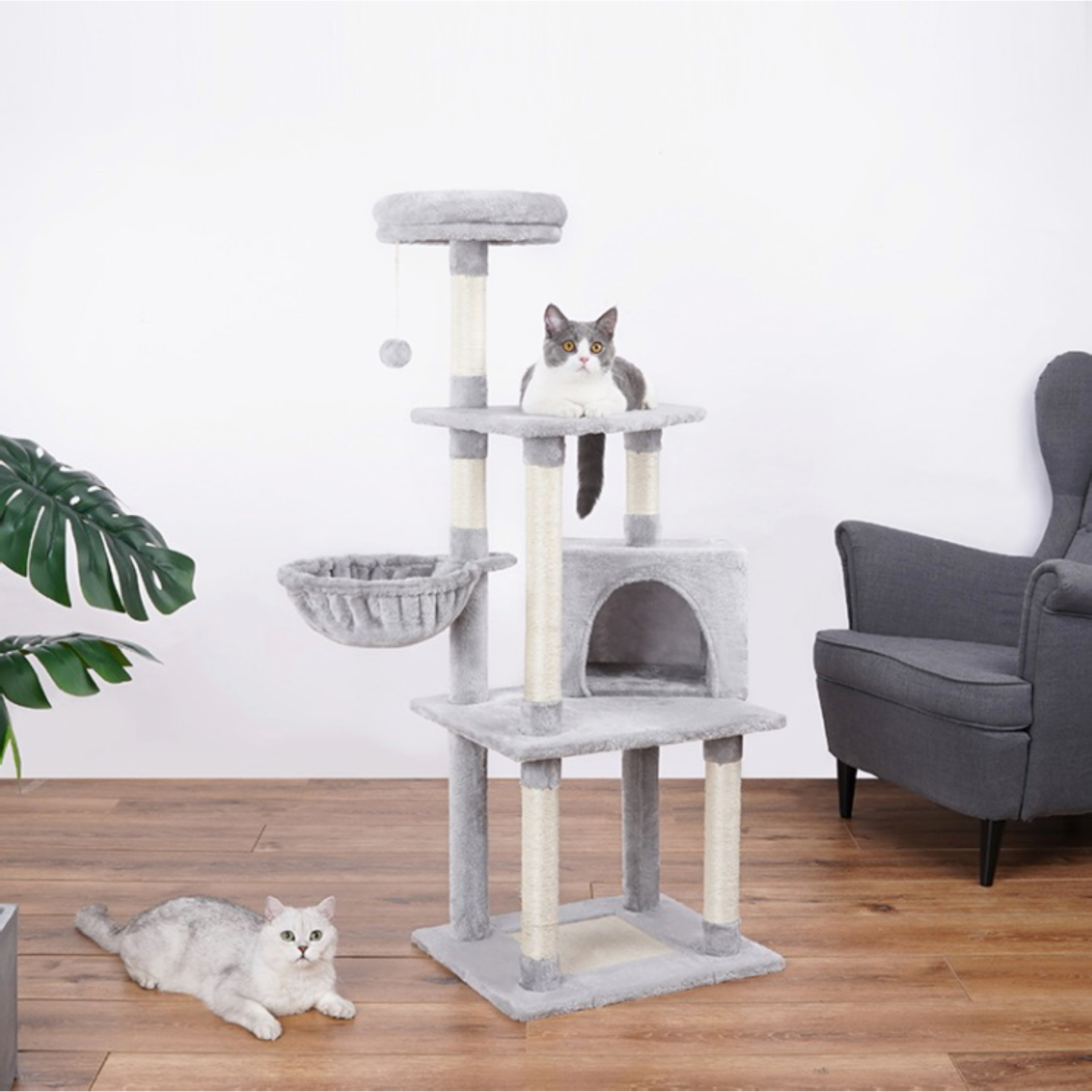 47" Multiple Cat Tree Condo