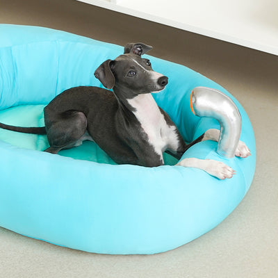 Submarine Cool Sensation Bolster Dog Bed