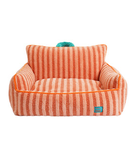 Striped Furniture Style Sofa Cat Bed
