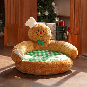 Gingerbread Man Hug Pet Sofa Bed