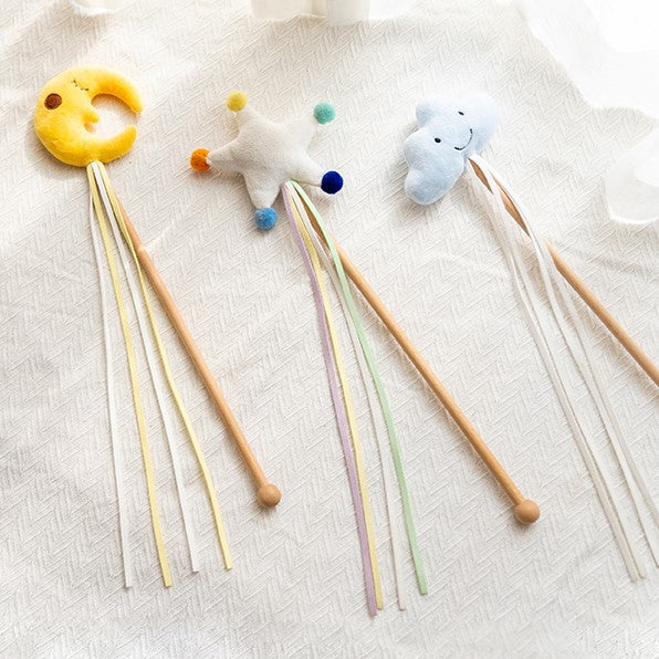 ZEZE Starry Sky Teaser Wand for Cats - Cloud