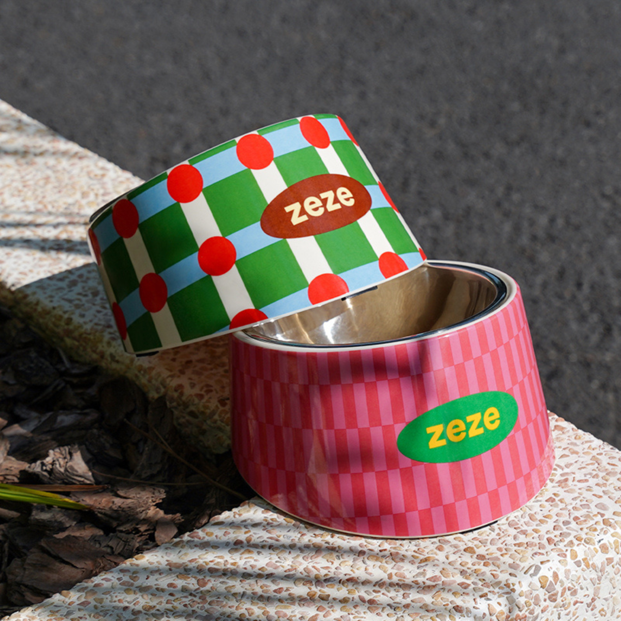 ZEZE 2-in-1 Design Pet Metal Bowl - view 5