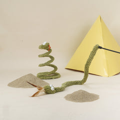 Rattlesnake Crinkle Teaser Toy