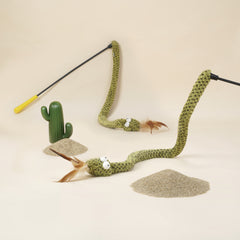 Rattlesnake Crinkle Teaser Toy