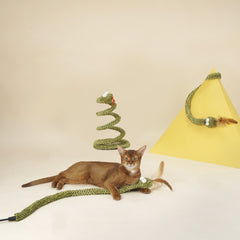 Rattlesnake Crinkle Teaser Toy