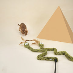 Rattlesnake Crinkle Teaser Toy