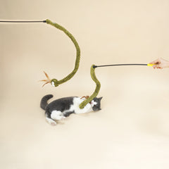 Rattlesnake Crinkle Teaser Toy