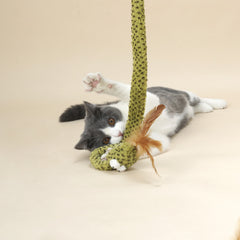 Rattlesnake Crinkle Teaser Toy