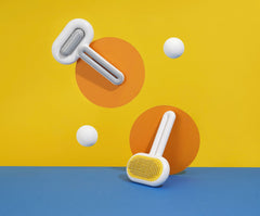 Capsule-Shaped Pet Massage Grooming Brush