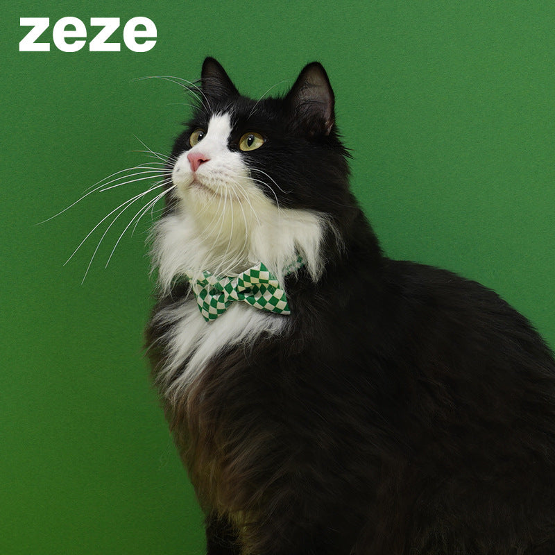 Checked Pet Collar