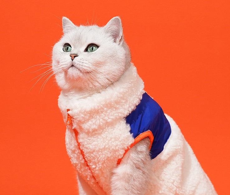 Winter Warmth High-Necked Pet Vest