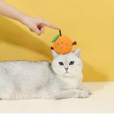 Orange Cat Chew Toy with Matatabi stick