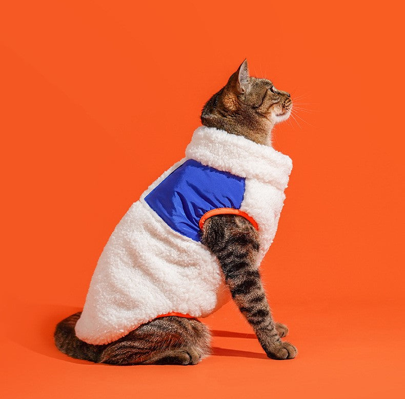 Winter Warmth High-Necked Pet Vest