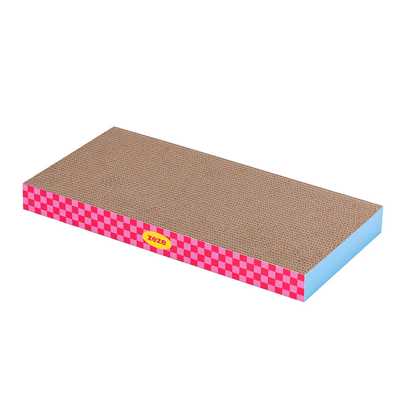 ZEZE Neon Sweetheart 1.6-in Cardboard Paper Cat Toy Scratcher