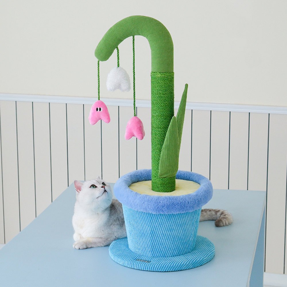 ZEZE Lily Pot Cat Scratching Post