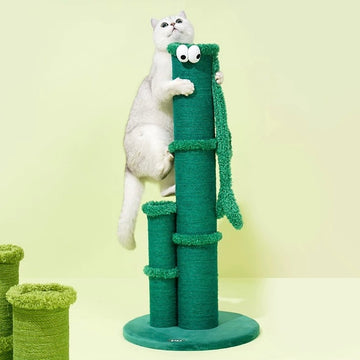 ZEZE Lucky Bamboo Duo Cat Scratching Post