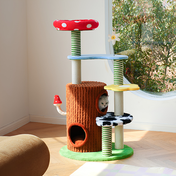 ZEZE Fantasy Farm 46.4-in Cat Tree