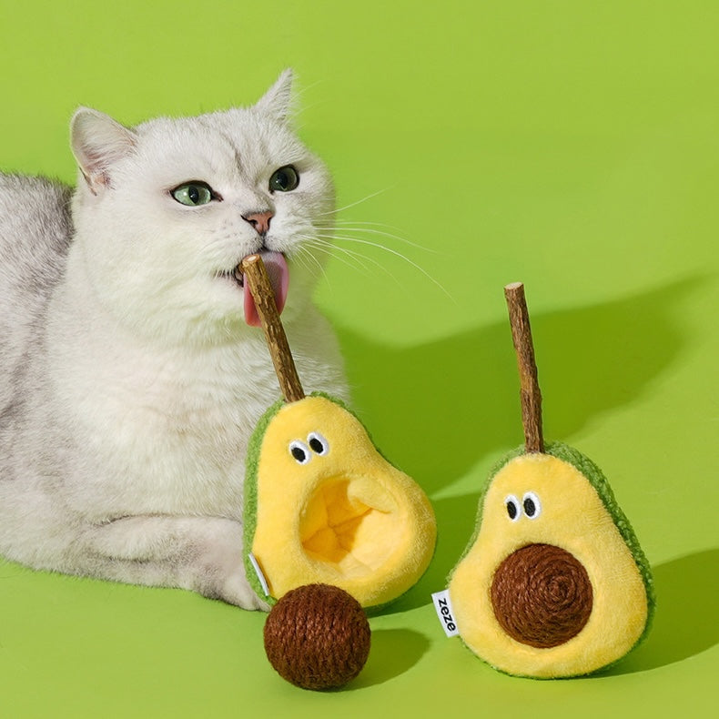 ZEZE Avocado Sisal Rope Ball Cat Toy