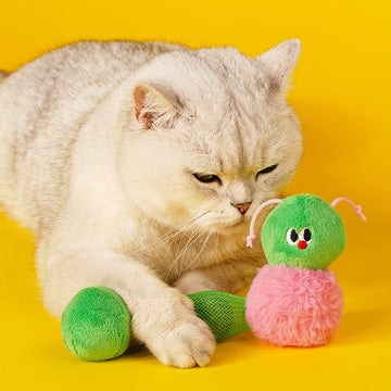 ZEZE Caterpillar Cat Ball Toy