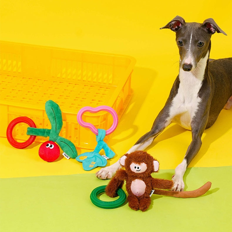 ZEZE Crinkle Chew Ring Toy - Lucky Gourd