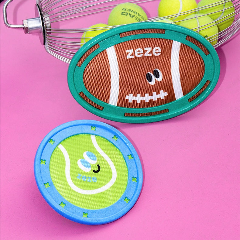 ZEZE Pet Flying Disc - Football-Shaped