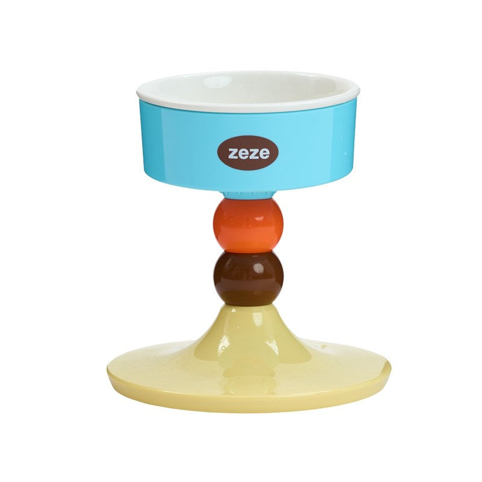 ZEZE Bobo Ball Elevated Bowl - Sea Salt Caramel