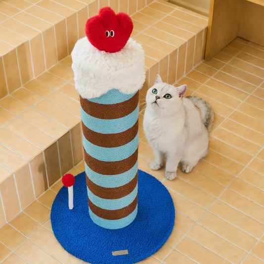 ZEZE Birthday Candle Scratching Post - Sea Salt
