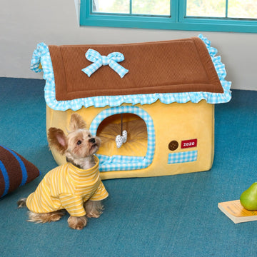 ZEZE Cottage Pet House - Banana Canele